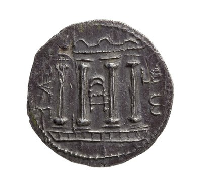 Roman Provincial Silver Coin from Judea, AD 132 by Roman